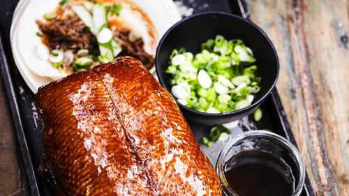 Image of Honey and Tamari-Glazed Roast Duck