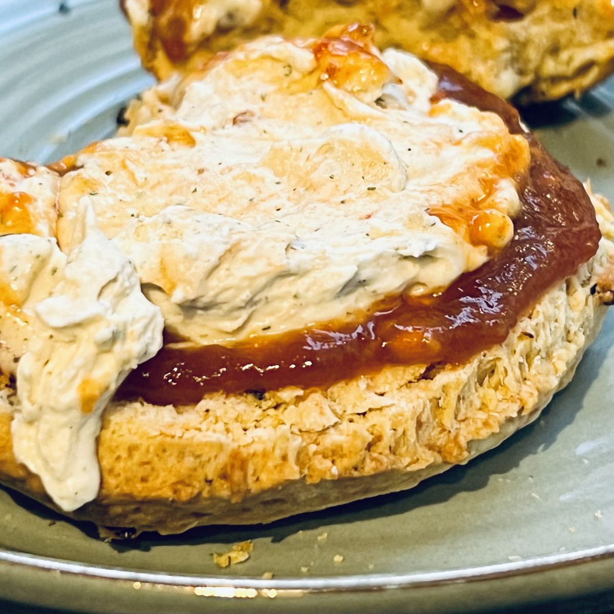 Pizza Scones, Chilli Jam & Ranch Whipped Cream