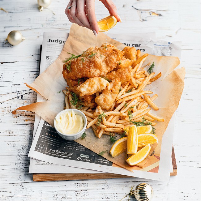 Image of Fish & Chips with Saucy Tart