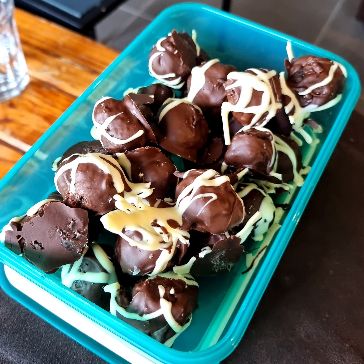 Easy Oreo Balls with Black Garlic Sea Salt