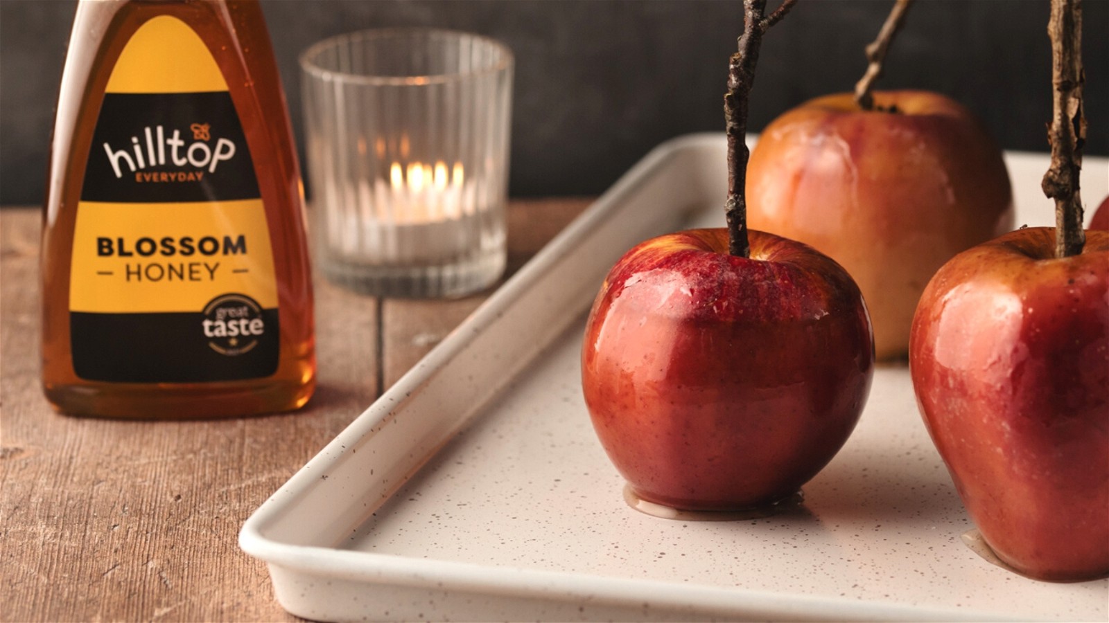 Image of Honey Glazed Ghostly Apples