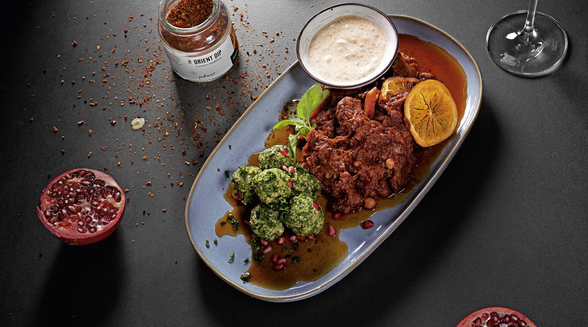 Orientalischer Lamm-Eintopf.