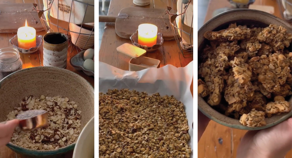 Peanut Brittle Granola