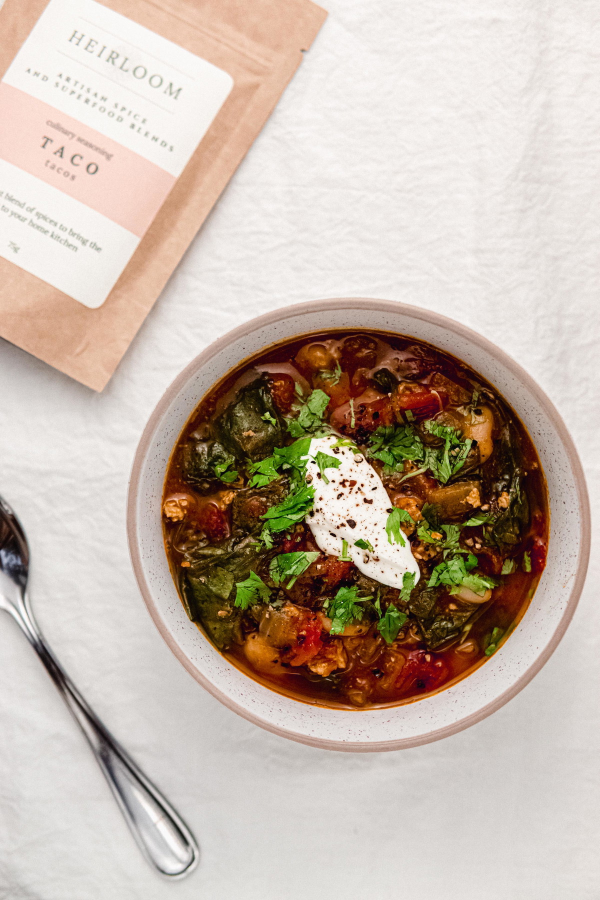 Slow Cooker White Bean, Turkey & Pumpkin Chili
