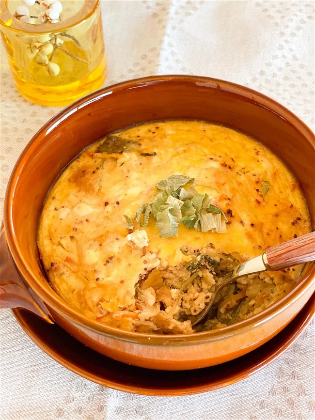 Image of 乾燥野菜とカッテージチーズのオーブンオムレツ