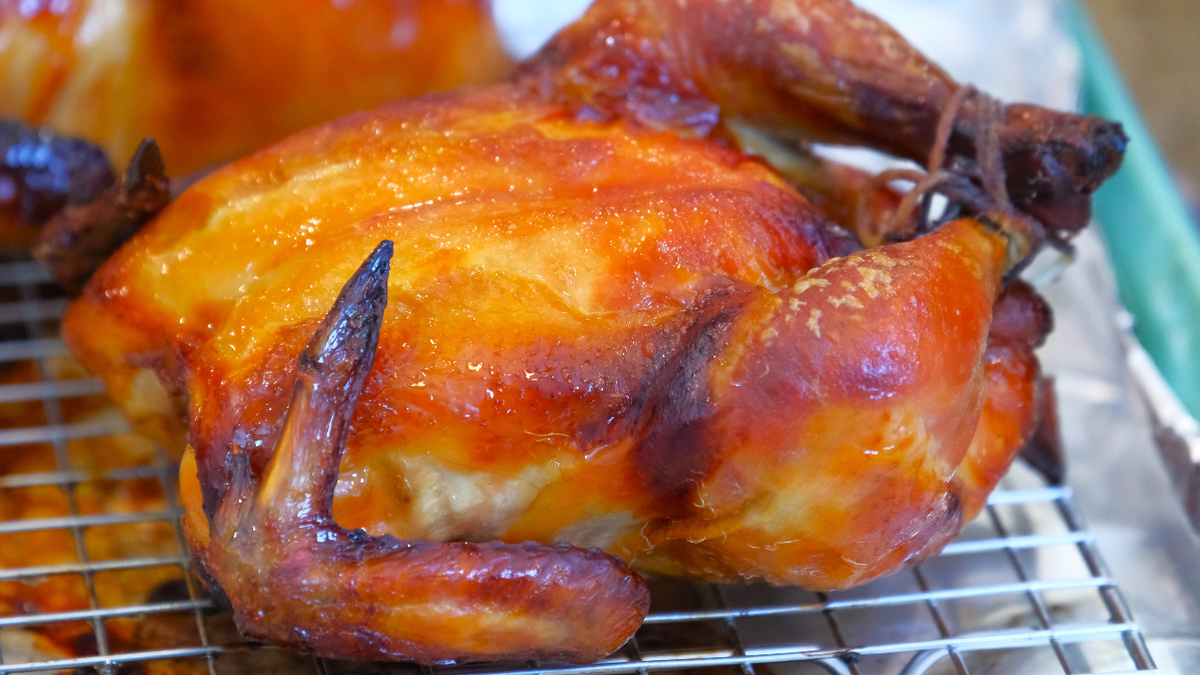 Crispy Roasted Cornish Hen (脆皮童子鸡)