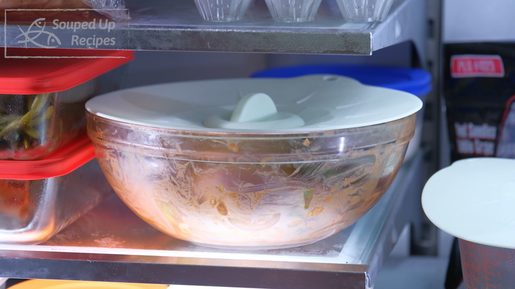 Image of Once done, cover it and let it sit in the fridge overnight. If you are in a rush, 2 hours will do a fine job because this is such a small bird.