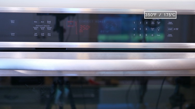 Image of Preheat the oven to 350F. The heat circulation is not as good as an air fryer so the temperature has to be higher.