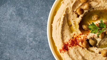 Image of Chilli Oil Drizzled Hummus with a Dash of Paprika: Middle Eastern Elegance