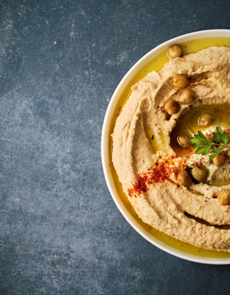 Chilli Oil Drizzled Hummus with a Dash of Paprika: Middle Eastern Elegance