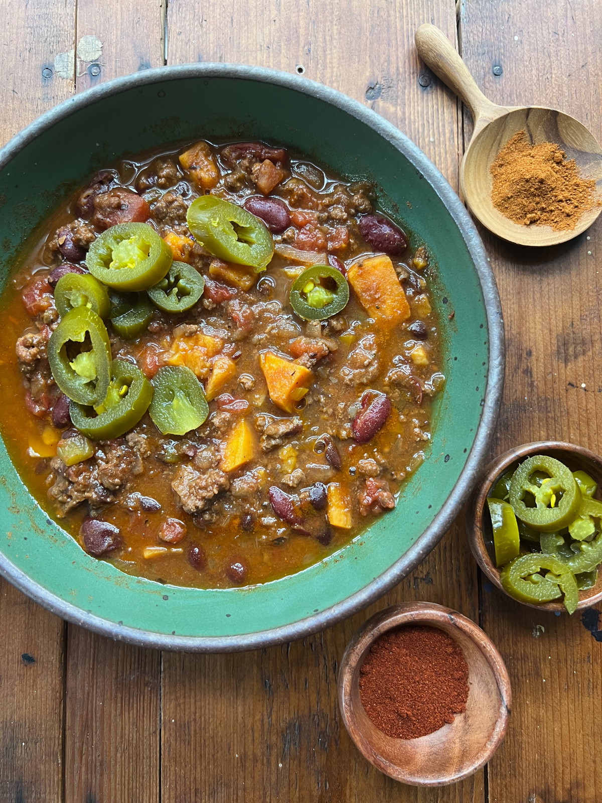 Bison and Sweet Potato Chili