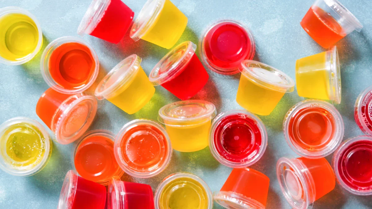 Image of Jell-o shots américains