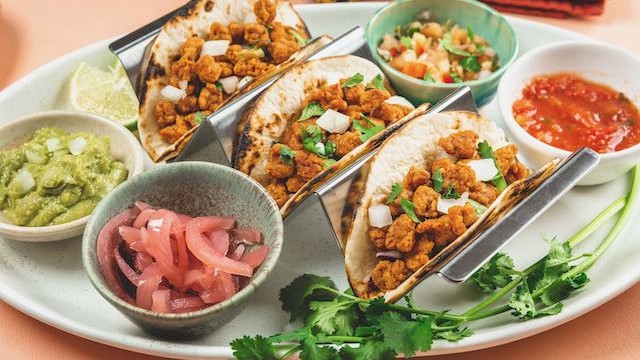 Image of Easy Meatless Tacos (Taco Seasoned)