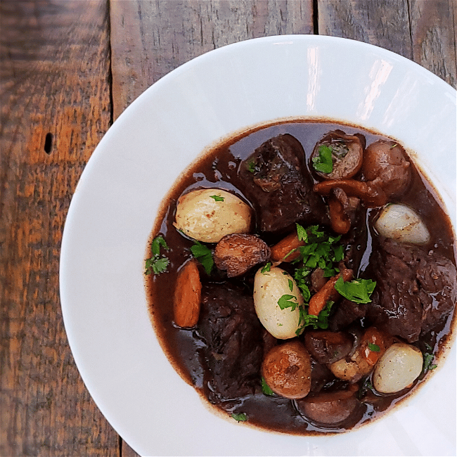 Image of Elk Stew in Red Wine 