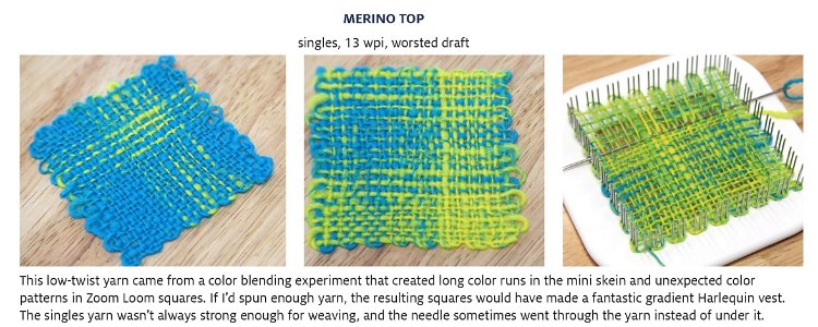 Image of Consider the finish, both of yarns and of the square...