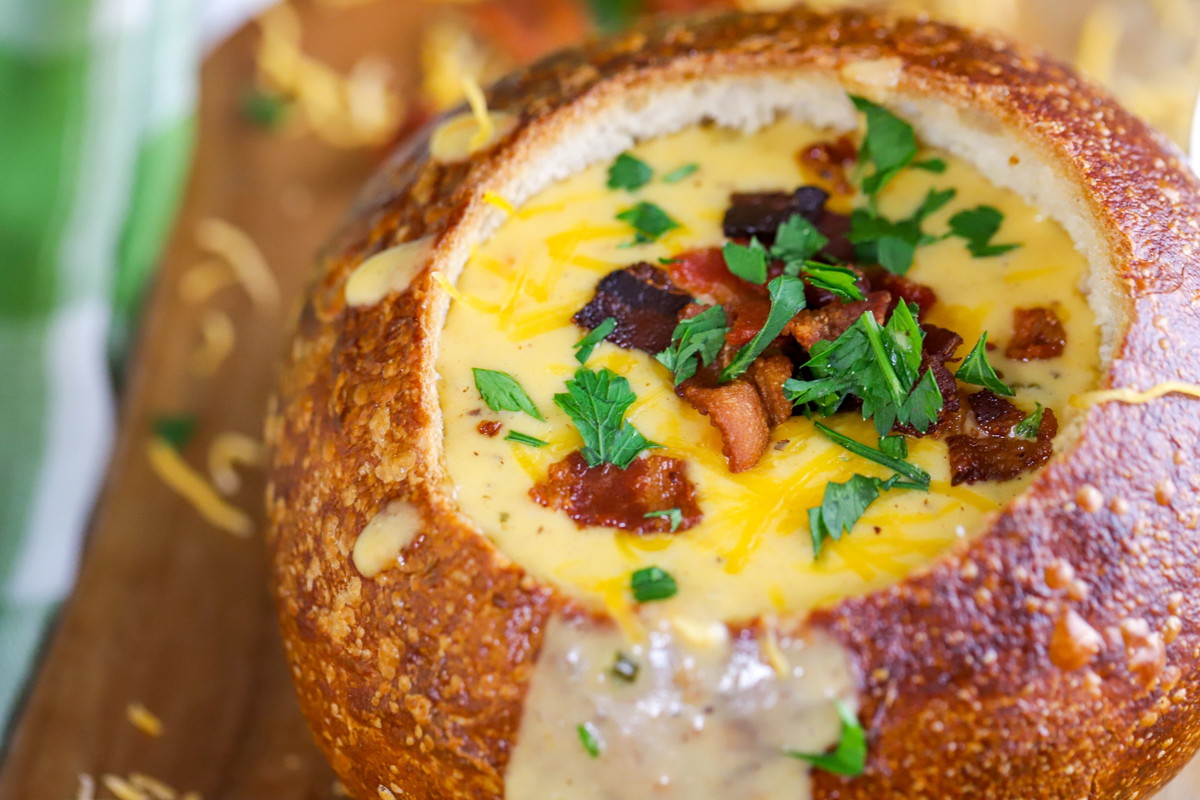 Smoked Beer Cheese Soup