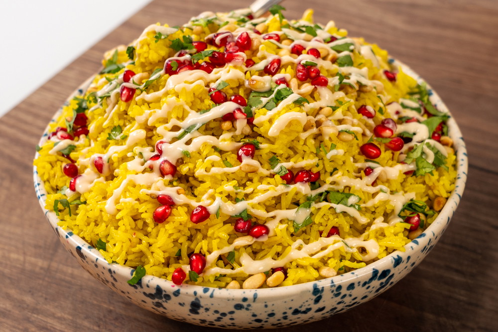 Spiced rice salad