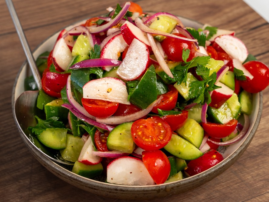Andy Cooks - Fattoush salad