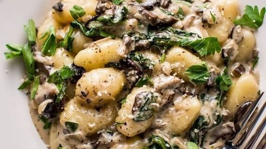 Image of Roast Mushroom Gnocchi Recipe