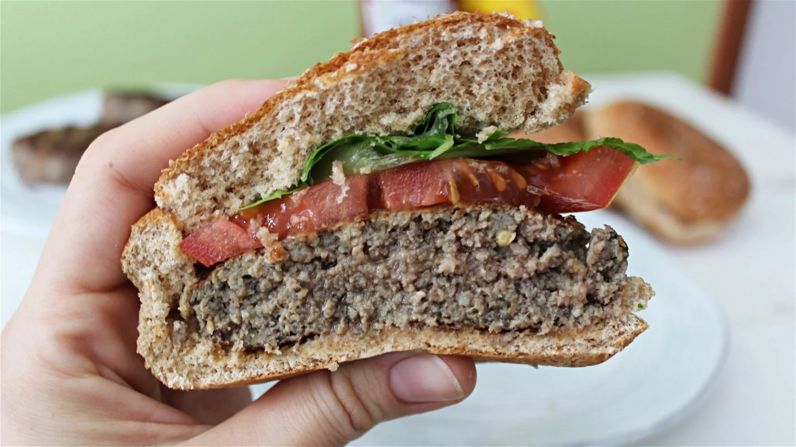 Image of Blend Beef and Mushroom Burger