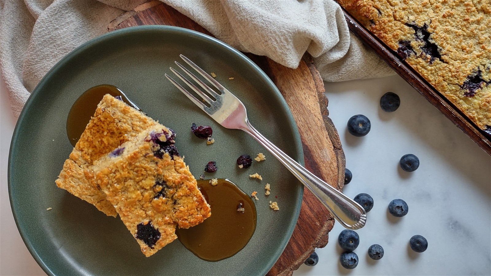 Tray of Baked Oats