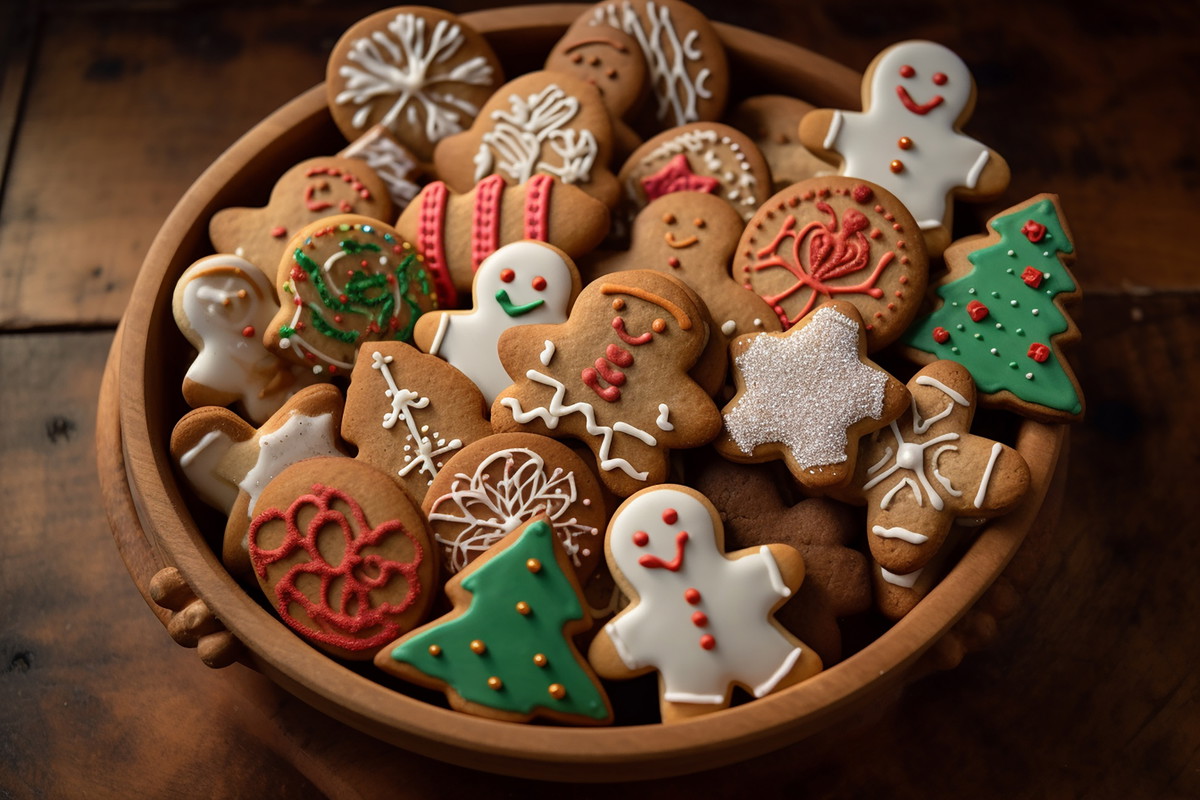 RECETTE DES BISCUITS D'HIVER DÉCORÉS