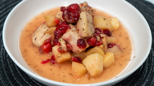 Image of Slow Cooker Cranberry Apple Chicken