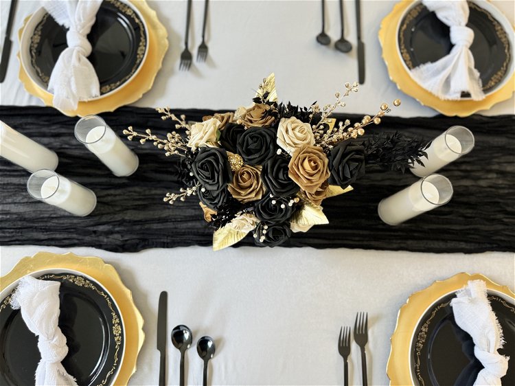 Image of Create Your Tablescape: For Round Tables You can use this centerpiece...