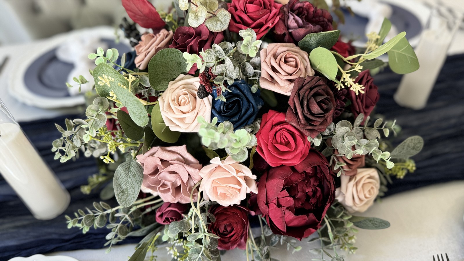 Image of Classic Floral Dome for Wedding Stand - High - DIY Wedding Centerpiece Step-by-Step Instructions 