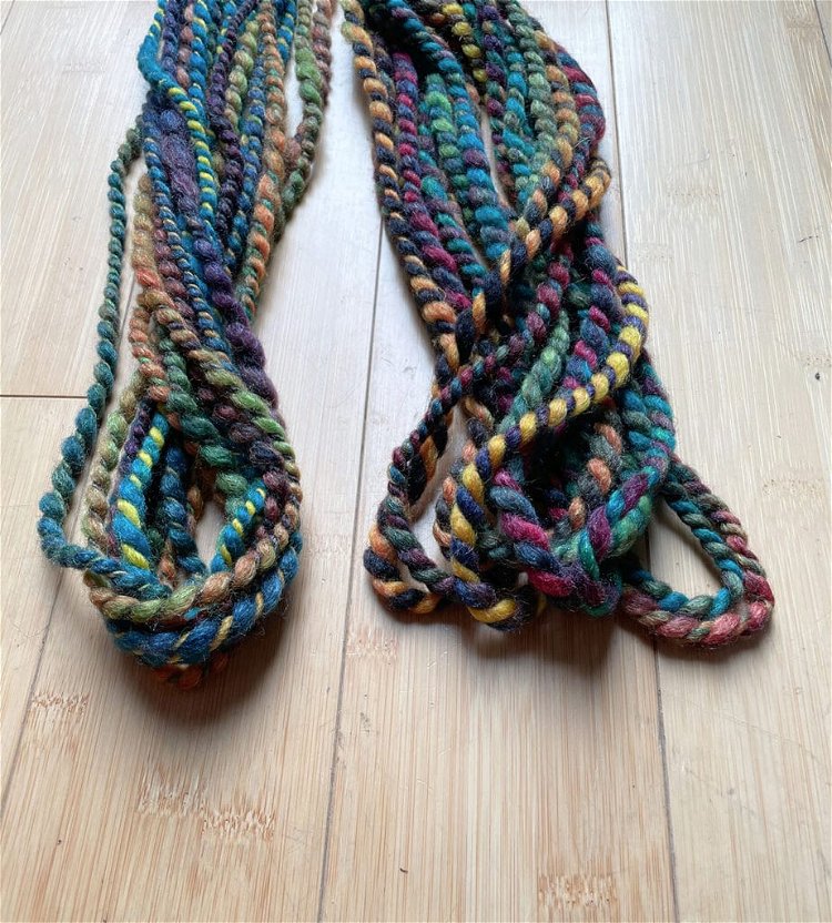 Image of Color and ColorThese two combine two color plies. The yarn...
