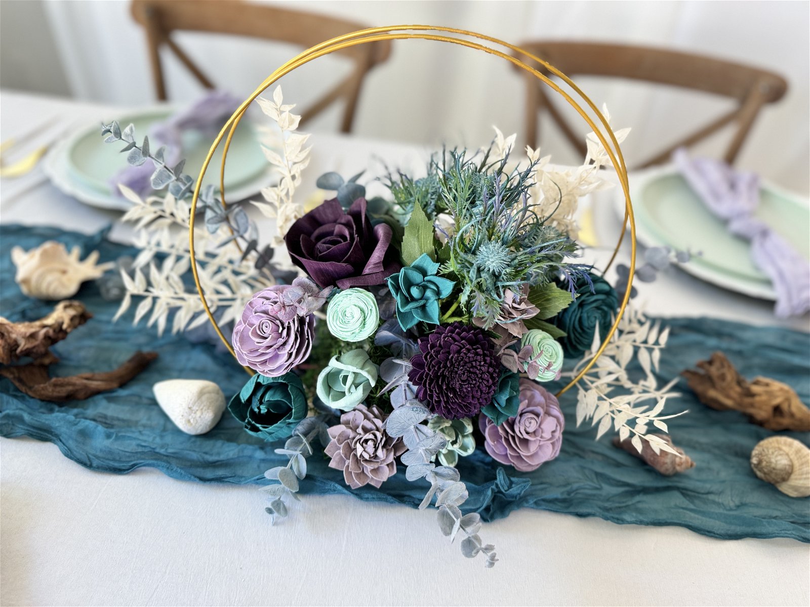 Centerpiece for Wedding, Flower Ring Centerpiece, Wedding Floral, outlets Wedding Table Decor, Wedding Decoration