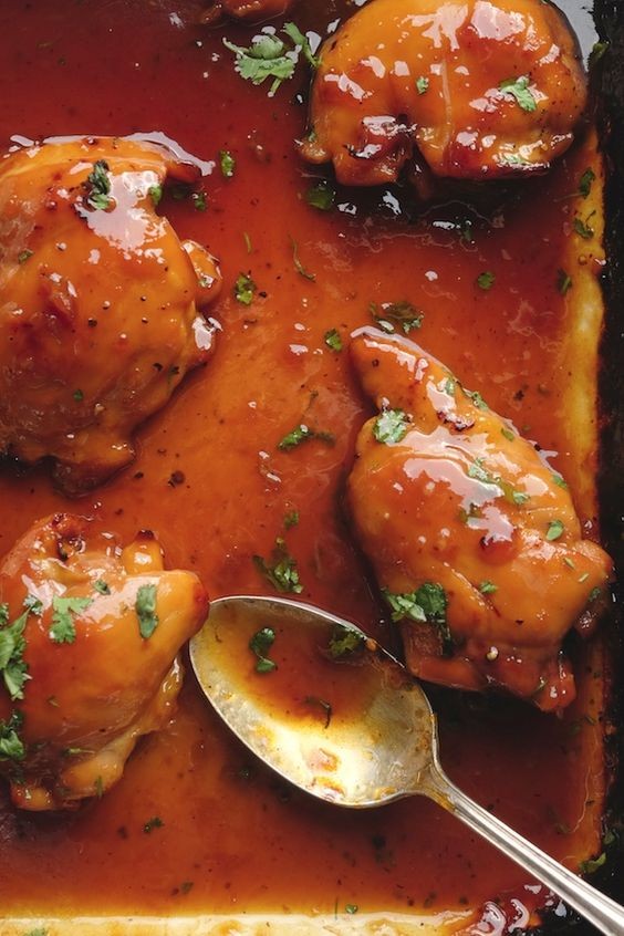 Image of Apricot Glazed Roasted Chicken