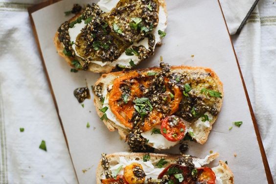 Image of Za'atar Roasted Butternut Squash and Labneh Crostini