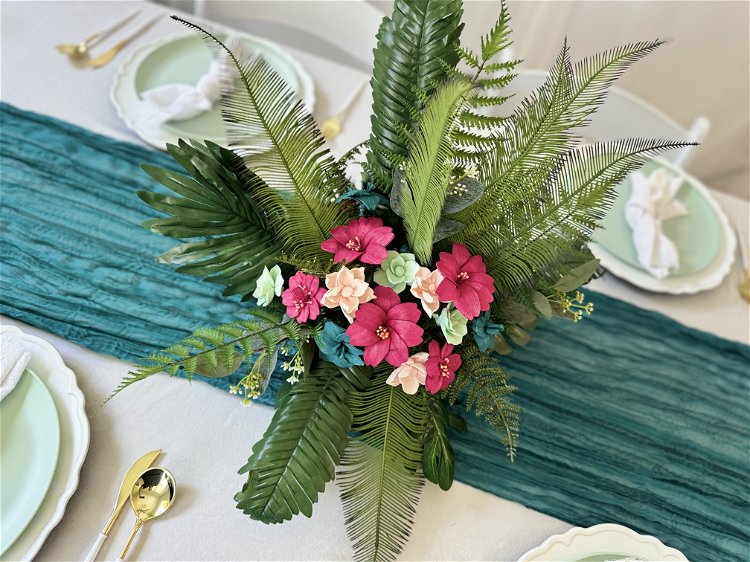 Image of Create Your Tablescape: For Round Tables You can use this centerpiece...
