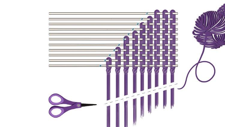 Image of If you're using scissors, you may want to draw cutting...