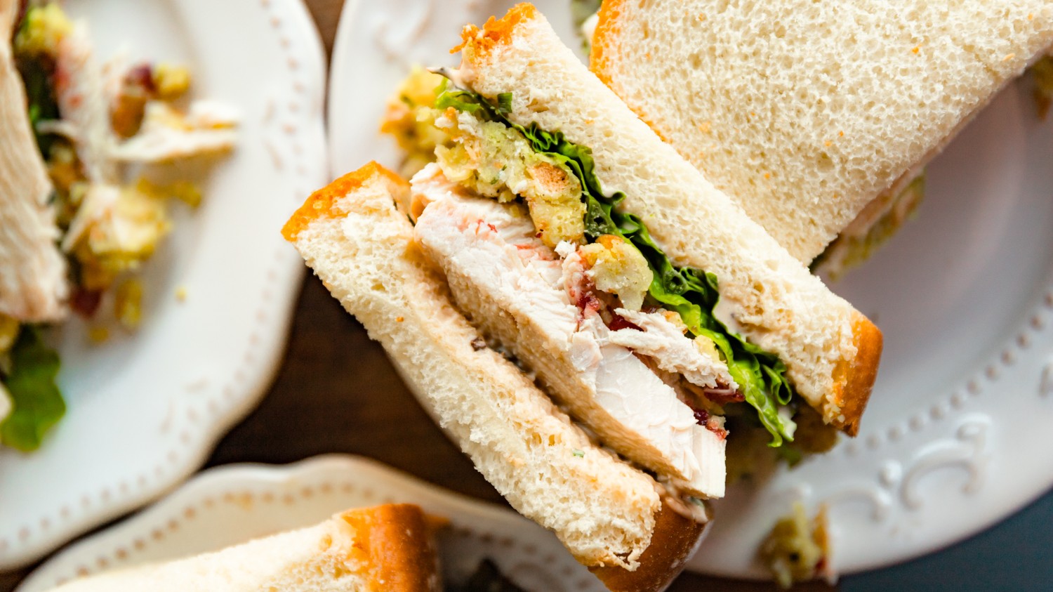 Image of Leftover Turkey Sandwich with Gravy Mayo 