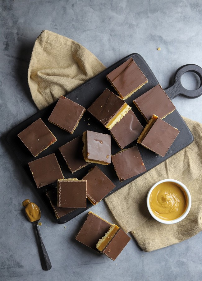 Image of Peanut Butter Caramel Shortbread Cookie