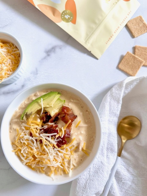 Easy Creamy Keto Chicken Soup (Low-Carb, Gluten Free)
