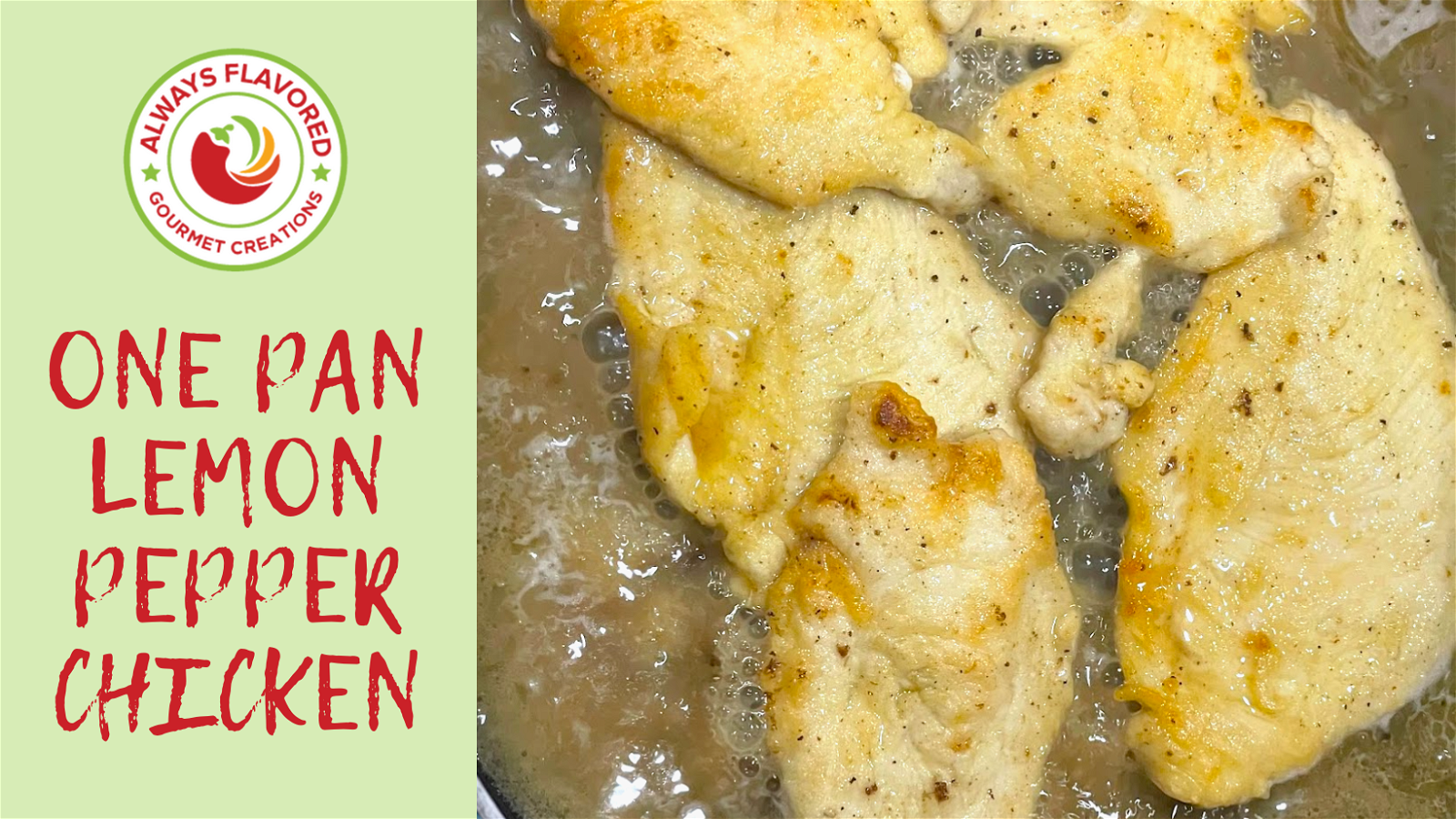 Image of One Pan Lemon Pepper Chicken