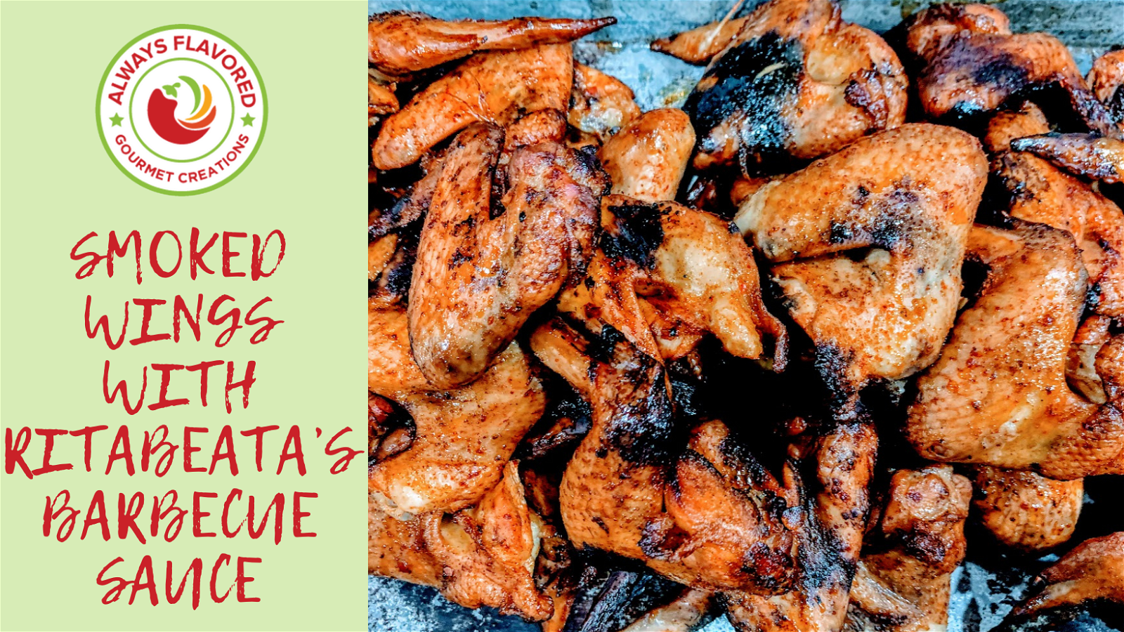 Image of Smoked Wings With Ritabeata’s Barbecue Sauce