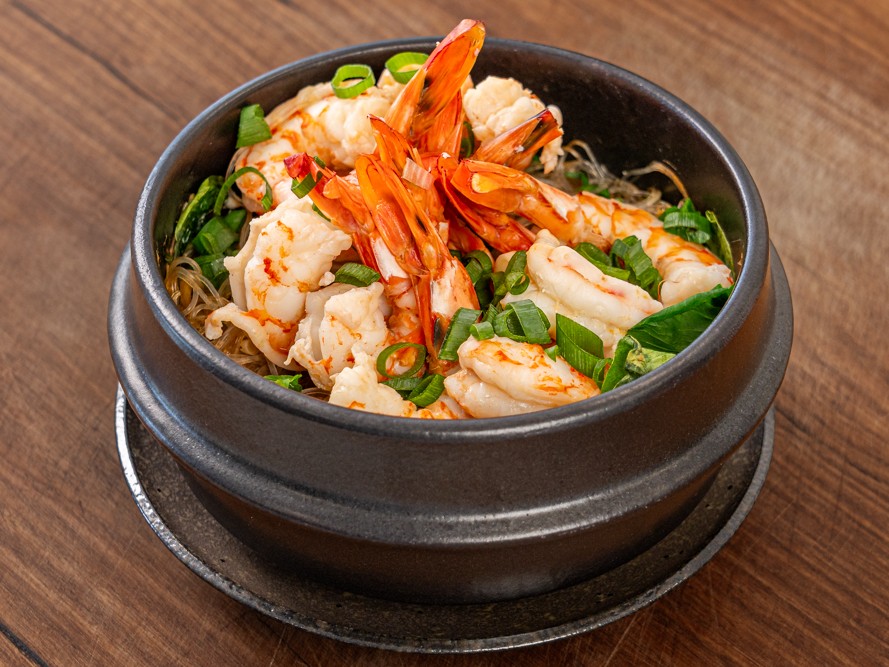 Andy Cooks - Stone Pot Prawn Vermicelli