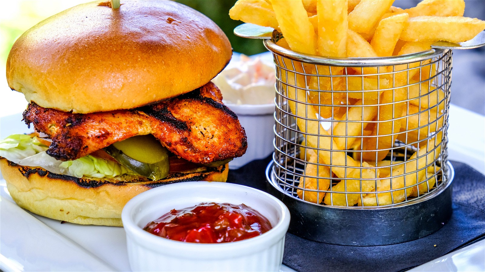 Image of Cajun Chicken Burger