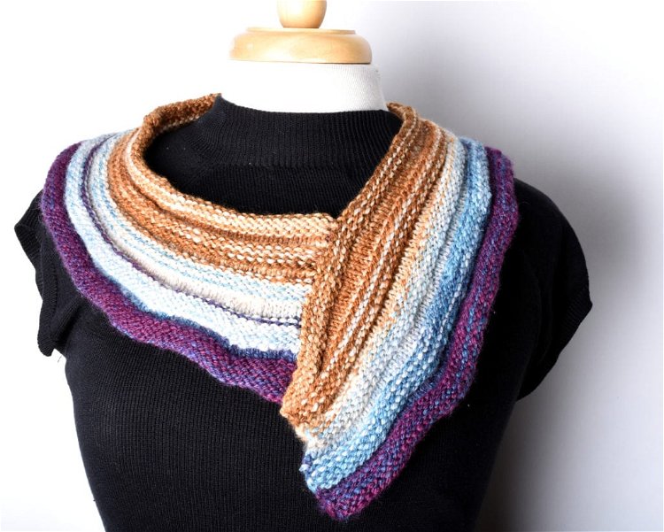 Image of Welts show off handspun yarn beautifully: the purl bumps look...