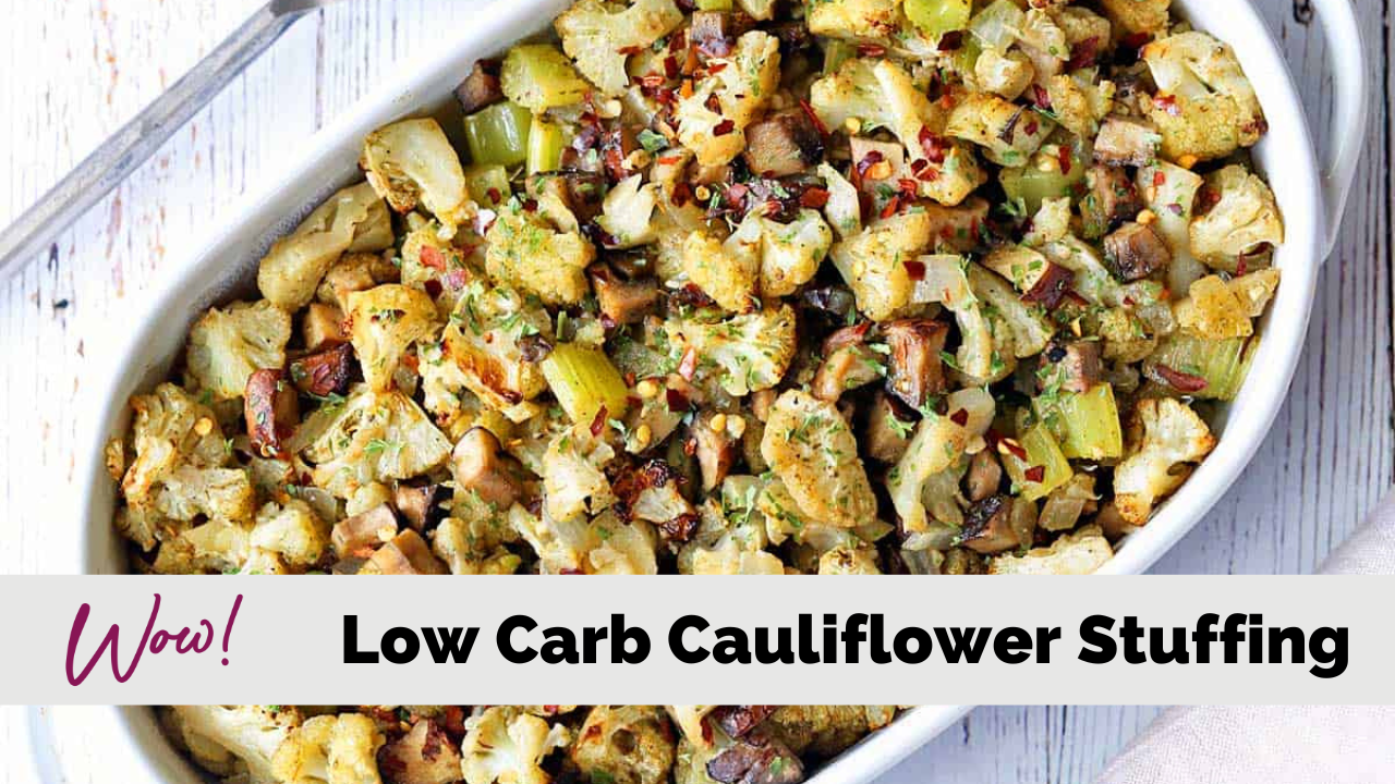 Image of Low Carb Cauliflower Stuffing