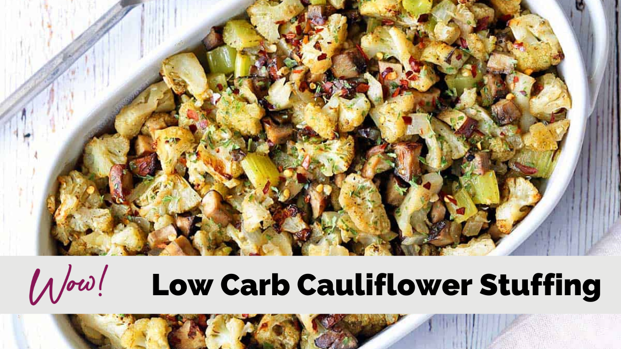 Cauliflower Stuffing - Healthy Recipes Blog