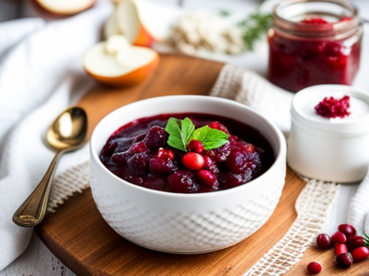 Zesty Apple Cranberry Chutney- (allergen friendly, gluten friendly, fodmap friendly, and vegan)