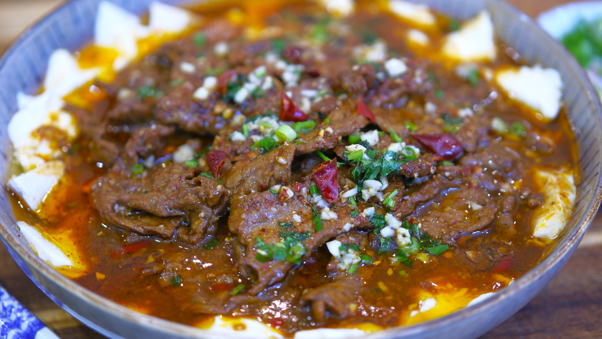 Sichuan Spicy Beef and Tofu