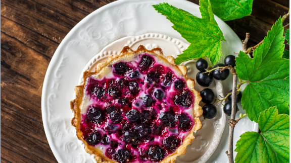 Image of Black Currant Vanilla Tart