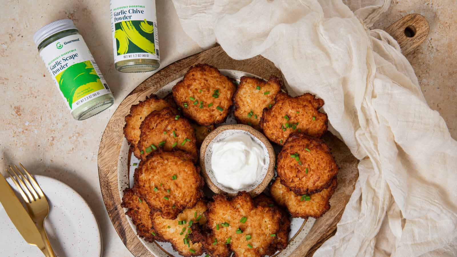 Image of Low FODMAP Potato Latkes