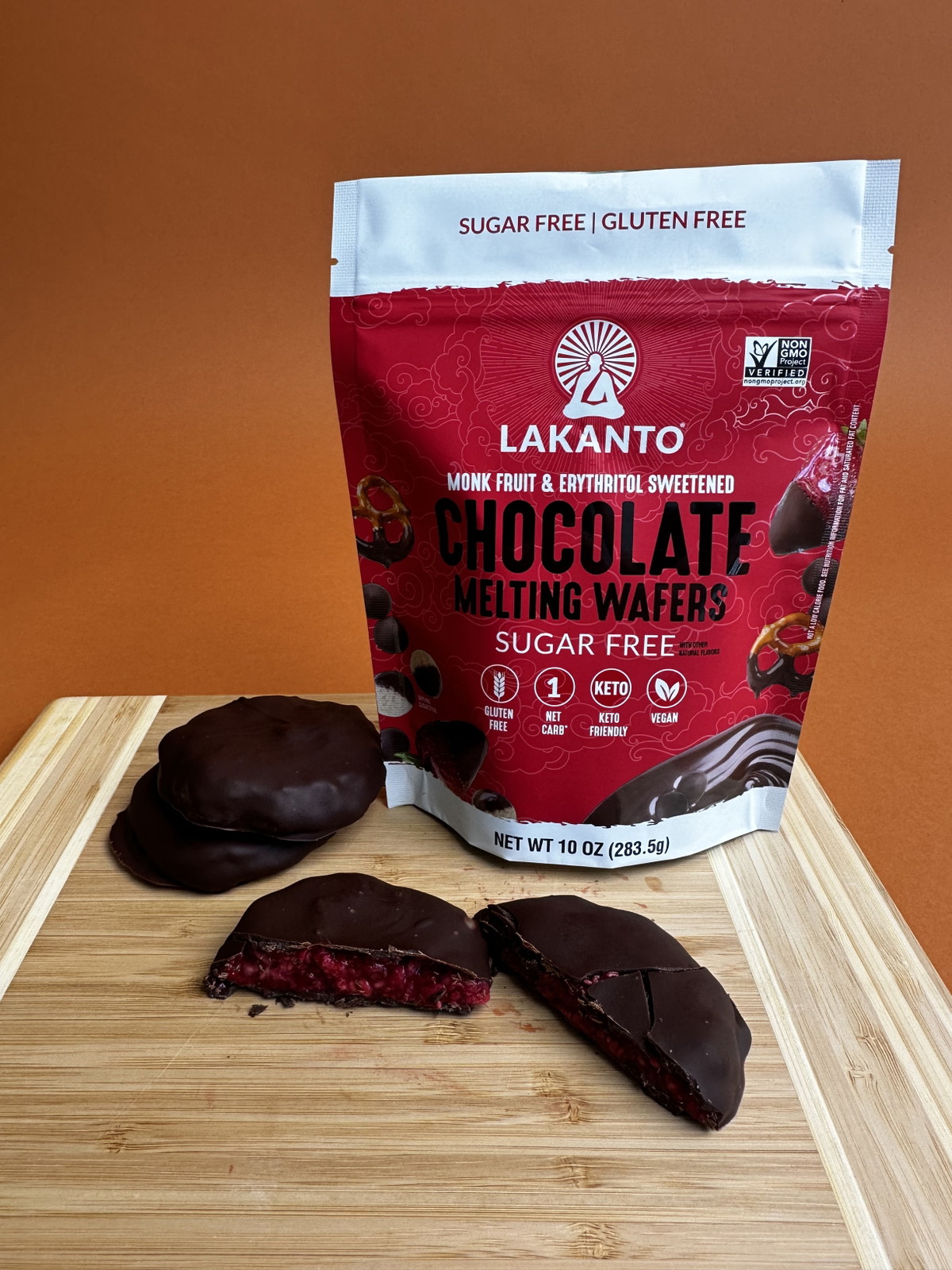 Sugar-Free Chocolate Covered Raspberry Bites